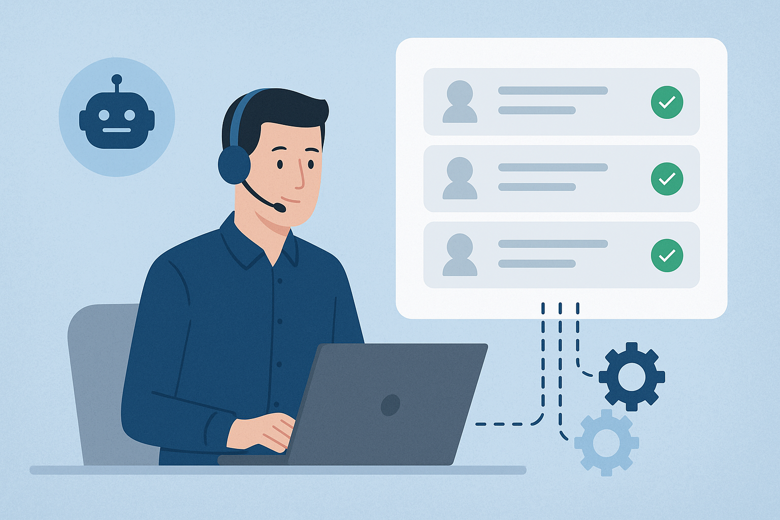 Agent Pierwszej Linii Wsparcia: Jak rozwiązywać 70% zgłoszeń bez udziału człowieka